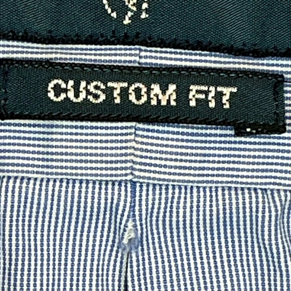 RALPH LAUREN Blue Custom Fit Button Down Shirt Size 16.5 34/35 - Picture 8 of 13